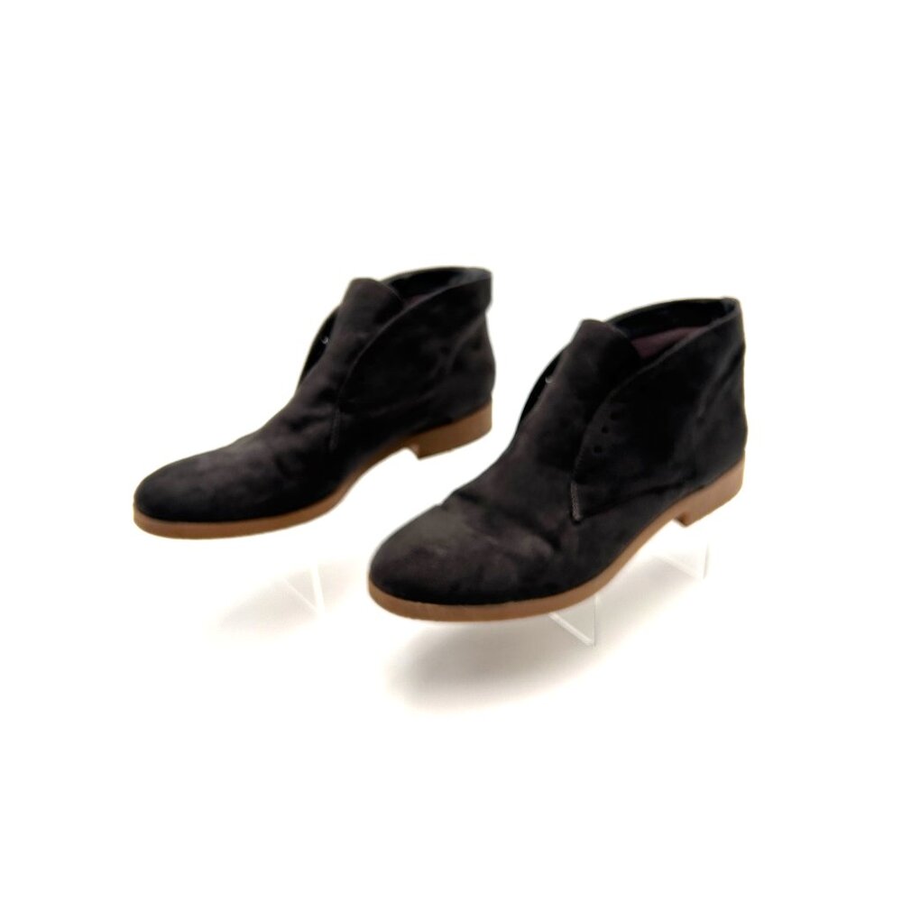 INDIGO RD Womens Dark Gray Faux Suede Chukka Boots Size 9M Ankle Booties